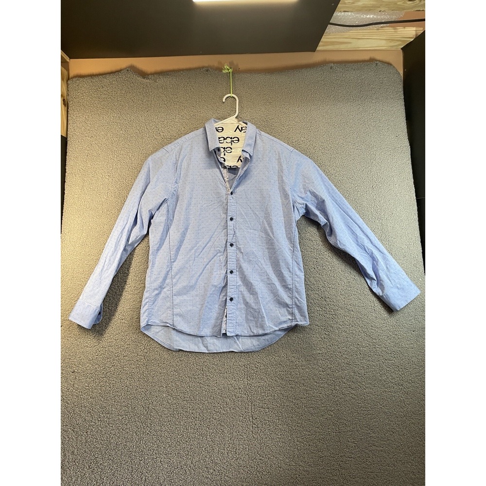 7 Diamonds Shirt Men Extra Large Plaid Button Up Dress Rodeo Adult